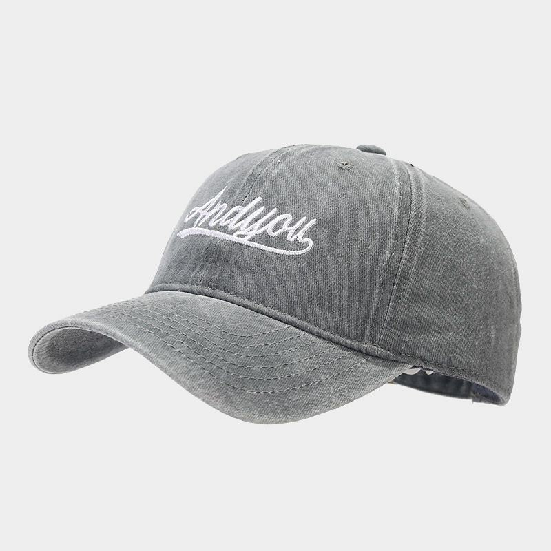 Wholesale Cotton Curved Brim Letter Baseball Cap